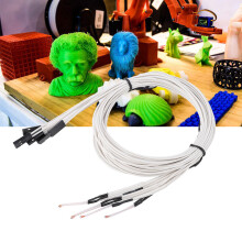 5 Stück Thermistor-Temperatursensoren für 3D-Drucker 100K mit Anschlüssen