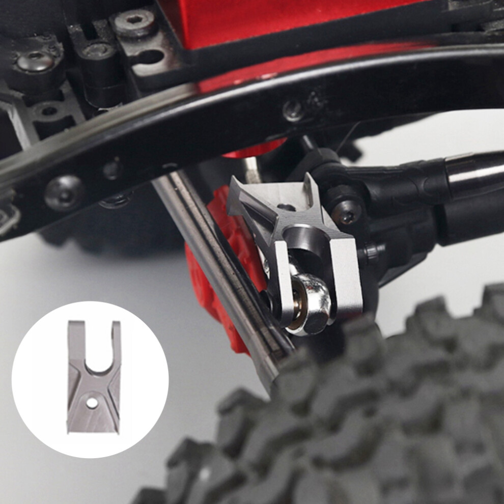 Aluminium Alloy Rc Shock Support For Axial Scx10 Ii, 58G Silver 6901361530981
