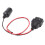 Cigarette Lighter Socket Power Adapter 1 to 2 Splitter for OBD2 Diagnostic Tool 9