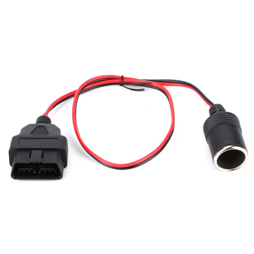 Cigarette Lighter Socket Power Adapter 1 to 2 Splitter for OBD2 Diagnostic Tool 1