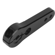 Präzises 44mm 15T Aluminium Servohebel für 1/5 RC-Truck - Schwarz
