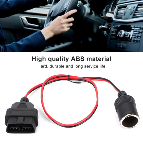 Cigarette Lighter Socket Power Adapter 1 to 2 Splitter for OBD2 Diagnostic Tool 2