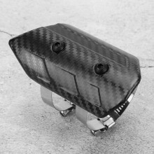 Durable Dry Carbon Fiber Heat Shield Cover for Kawasaki Exhaust MidPipe