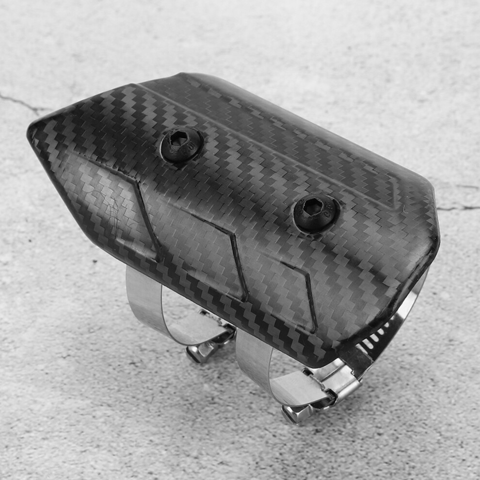 Durable Dry Carbon Fiber Heat Shield Cover For Kawasaki Exhaust Midpipe 3641361531573