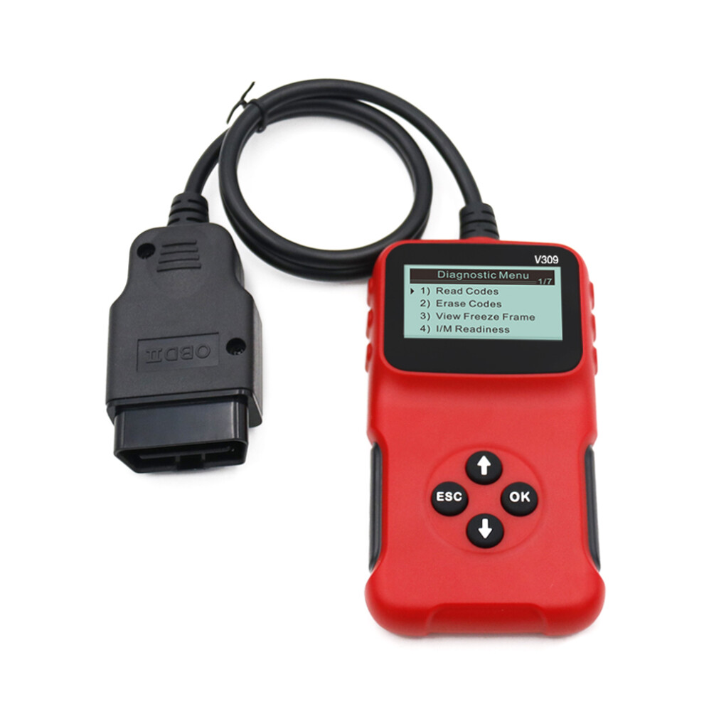 Handheld Car Code Scanner Fault Detector | Easy Obd-Ii Scan Tool Light 4981361532378