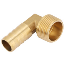 3/4" männliches Gewindebronze-Winkelstück mit Schellenanschluss, Schlauchverbinder, 16 mm, UK