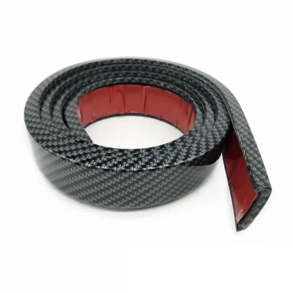 Car Wheels Tire Arches Carbon Fiber Patterned General Car Wheel Fenders Horn Arches Decorative Lips Extended(4.5Cm-) Black 9339159241615