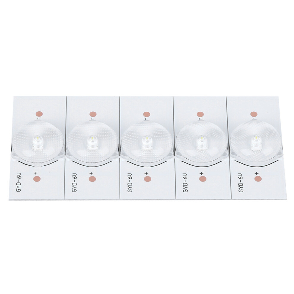 6V White Smd Lamp Beads With Optical Lens Filter 20Pcs For Led Tv Repair 7901361534926