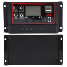 Solar-Laderegler 40A USB 5V Digitalanzeige ABS 13,6x7 cm