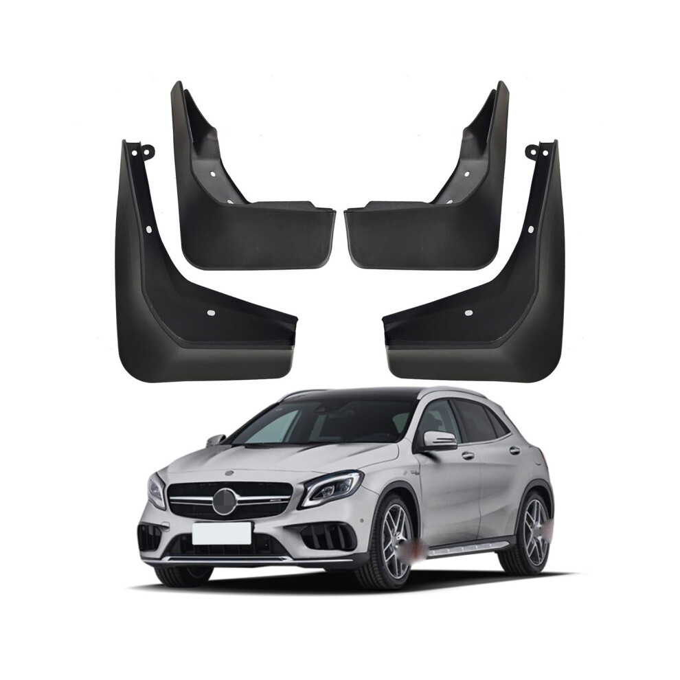 Rubber Mud Flaps For Benz For Gla 260 Amg45 2013-2019 Car Fenders Car Mudflap Wheel Guard Splash Vehicle Fender Guards 9323874977775