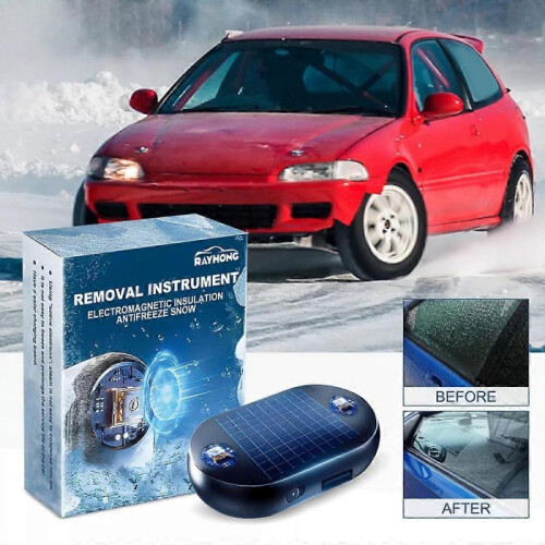 (2pcs) Appehinglaus Electromagnetic Car Snow Removal Device,Electromagnetic Wave Anti 1