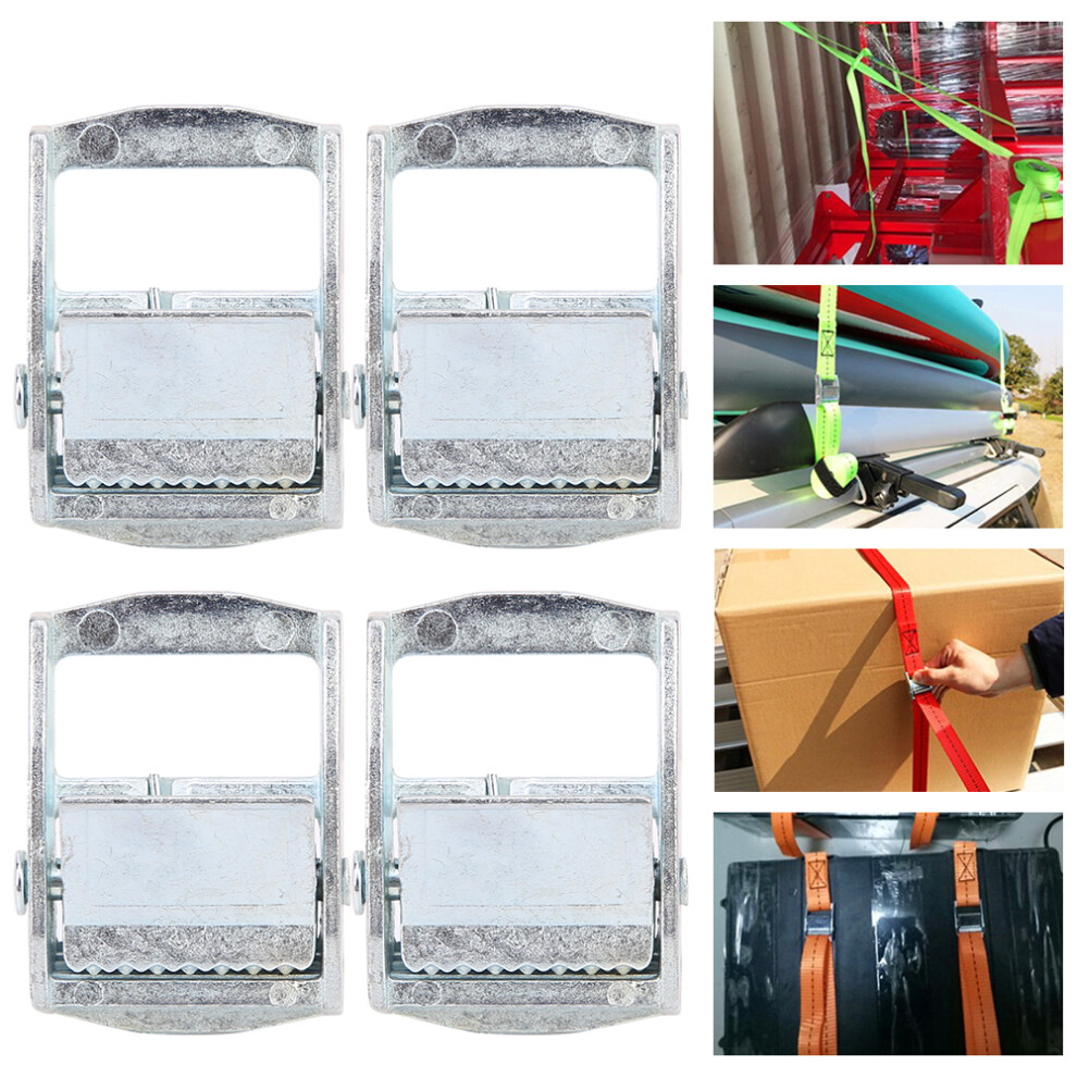 4Pcs Zinc Alloy Cargo Tie-Down Buckles 20Mm/25Mm Heavy Duty Ratchet 8181361538790