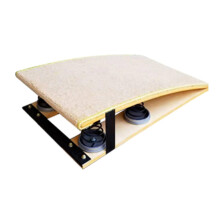 Gymnastics Springboard - Hard Wood Training Equipment with 4 Springs for Somersaults, Rolling, and Jumping - Supports Up to 100kg