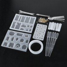 Silicone-Schmuckformset mit Werkzeugen für Anhänger, Ohrringe & Armbänder