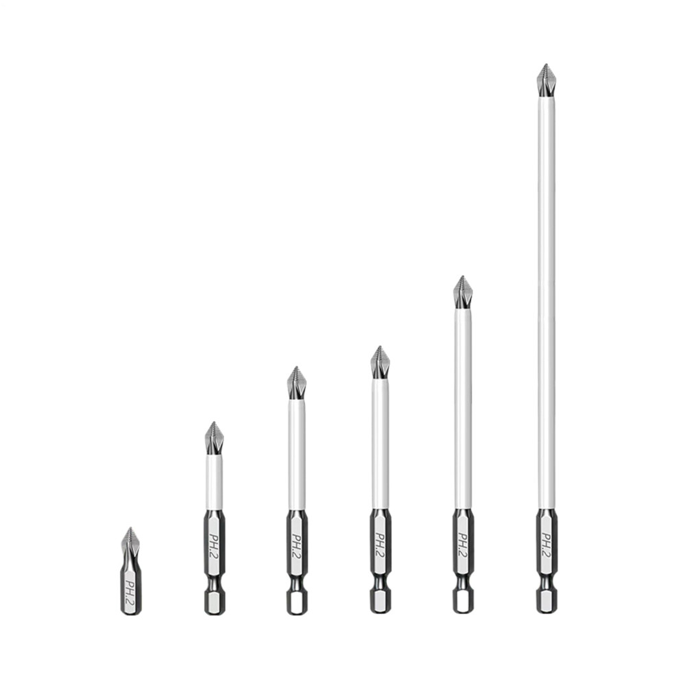Magnetic Drill Bit Set,Shock Drivers Tip Set Of 6 | Compact Multi-Purpose Professional Drill Bit Kit For Automotive Maintenance Metalworking Plumbing 9323874978024