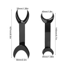 Zahnpfannen-Set T-Form 4 Stück Mundöffner intraoraler Lippenrückhalter Doppelkopf-Kit