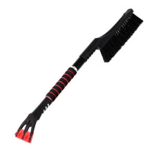 (Black) ST-3902 Car Multifunctional Removable Snow Scraper Snow Shovel