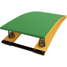Gymnastics Springboard for Kids - Heavy Duty Hardwood Curved Board with 2 Springs, Ideal for Beginners and Toddlers