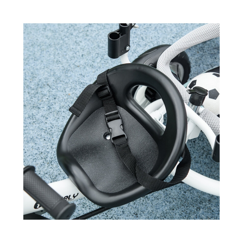 6 in 1 Kids Trike with Parent Handle and Canopy Safety Belt Footrest Storage Brake for 1-5 Years Green-image-OPC-PMZ982X-NEW