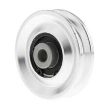 (70mm Silver) Bearing Pulley Wheel Gym Accessory Universal for Cable Machine Gym Equipment 54mm Silver