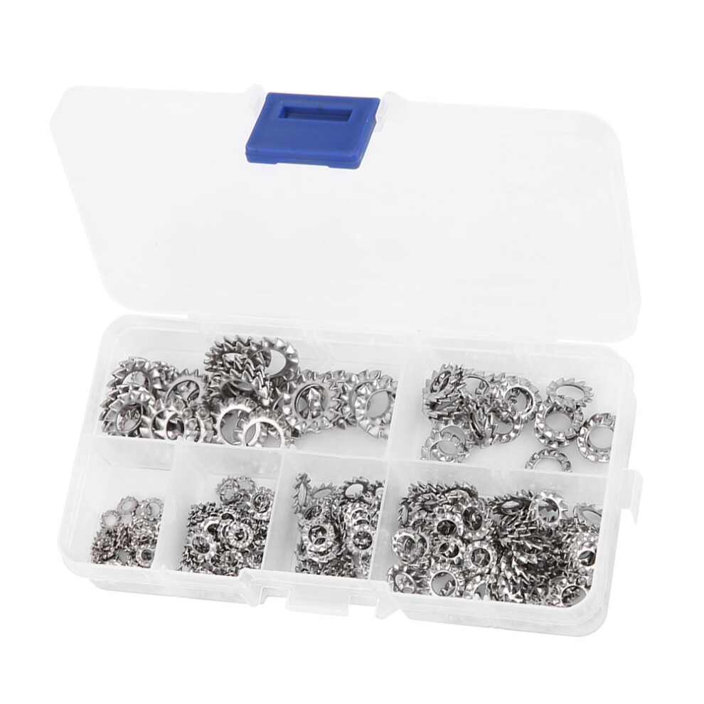 300pcs Stainless Steel External Tooth Lock Washers M2.5-M8 for Electronics-image-OPC-PMZ988V-NEW