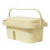 Multifunctional Paint Brush Basin Palette Box-Light yellow 1