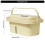 Multifunctional Paint Brush Basin Palette Box-Light yellow 2