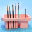 Multifunctional Paint Brush Basin Palette Box-Light yellow 5