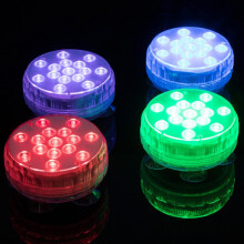 Trasforma i tuoi spazi con le nostre luci LED sommergibili, illuminazione decorativa subacquea che cambia colore vibrante per piscine, fontane,