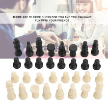 Hochwertiges 32 Stück Schachsets, 13 mm, für unterhaltsame Spiele