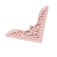 Leather Corner Page Book Mark Appreciation Present for-Pink