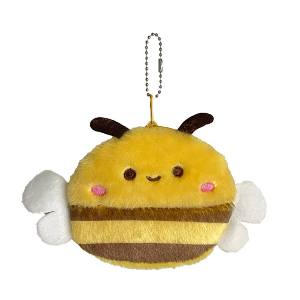 Lovely Bees Wallets Plush Coin Purse Pendant Animal Change Purse