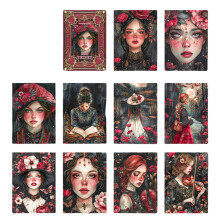 30Pcs Retro Scrapbooking Decorative Paper-The times are popula