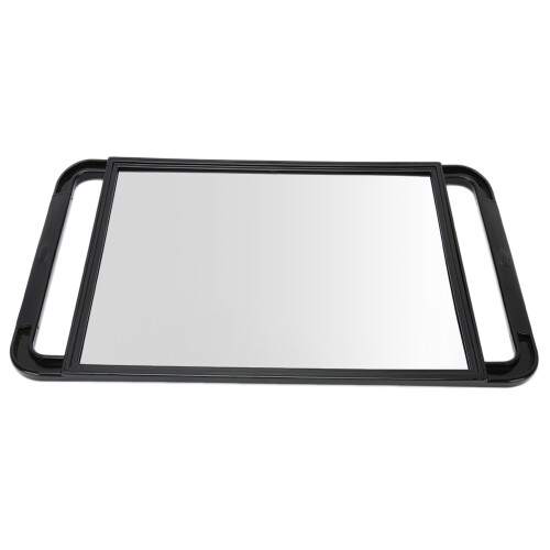 Large Rectangular Hand Mirror for Salon & Barber Use, 40.5x24cm 2