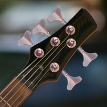 Red Copper Fishtail Bass Gitarre Drehschlüssel 3L2R Set für E-Bass