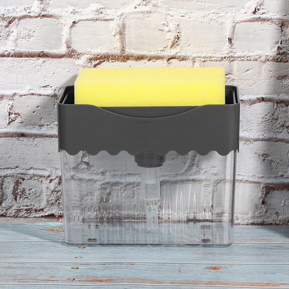 Kitchen Automatic Detergent Dispenser Kit - Gray, 13.5x8.5x11cm-image-OPC-PMZ9CM8-NEW