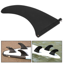 Faux Carbon Fiber 10in SUP Surfboard Fin Watershed Rudder Balance Accessory