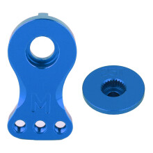 25T Puffer Metallgetriebearm für 1/10 1/8 RC Auto Modell N10221NB Blau UK