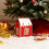 Feiertags-Papier-Cottage-Set, Geschenkbox,-Rosa 1Stk 6