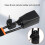 (Red) Steering Wheel Lock, Steering Wheel Lock Anti-Theft Device with Key, Car Lock Tool, Universal Lock Strap 2