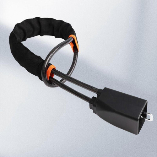 (Black) Steering Wheel Lock, Steering Wheel Lock Anti-Theft Device with Key, Car Lock Tool, Universal Lock Strap 1