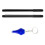 2Pcs Invisible Inks Pen with LED Keychain Flashlight for Secret 1