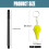 2Pcs Invisible Inks Pen with LED Keychain Flashlight for Secret 3
