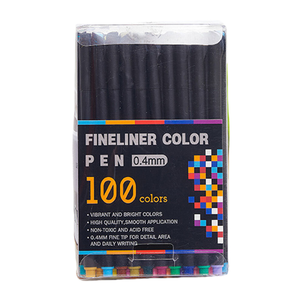 Assorted Color Journaling Pen Multicolored Drawing Pen-100 7696000305073