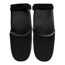 Premium 3MM Tauchersocken für kaltes Wasser – Schnorcheln & Schwimmen, rutschfest, schwarz, Größe L