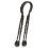 Wigs Twisted Ponytail Extension Adjustable-Brown black 6
