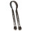 Wigs Twisted Ponytail Extension Adjustable-Brown black 5
