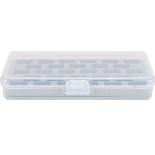 Efficient Storage: 28-Compartment Bobbin Organizer with Separate Covers 1