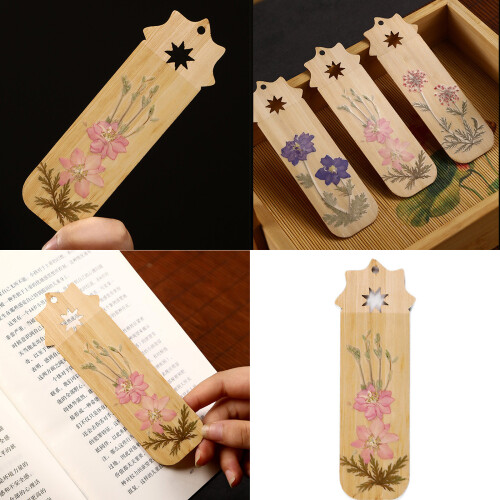 Dried Flower Bookmarks Reading Aid for Book Lover Student-9 1