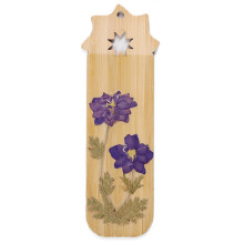 Handmade Dry Flower Wood Bookmarks Natural Dried Flower-22
